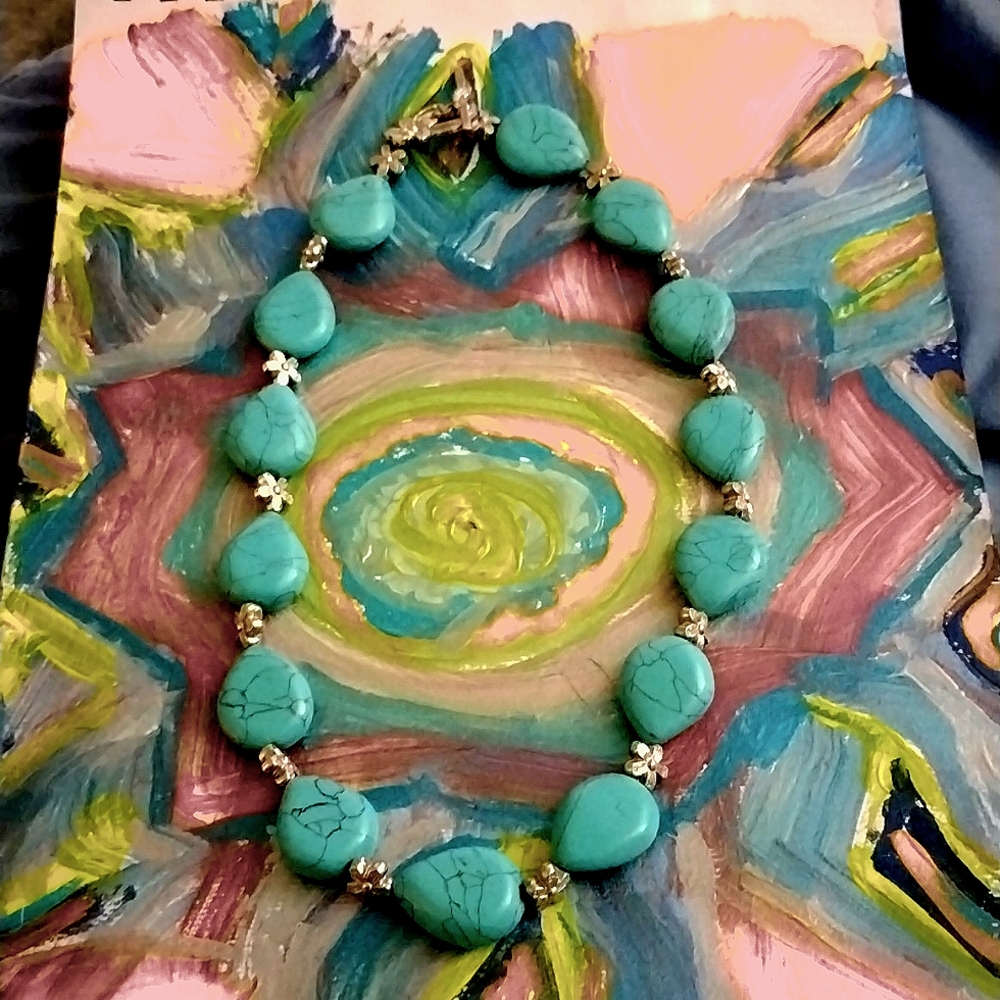 Beautiful Turquoise and Silver Necklace